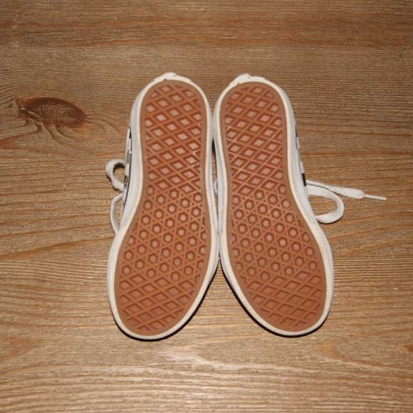 VANS Kids Glitter Checkerboard Old Skool Shoes 12 - Picture 6 of 7